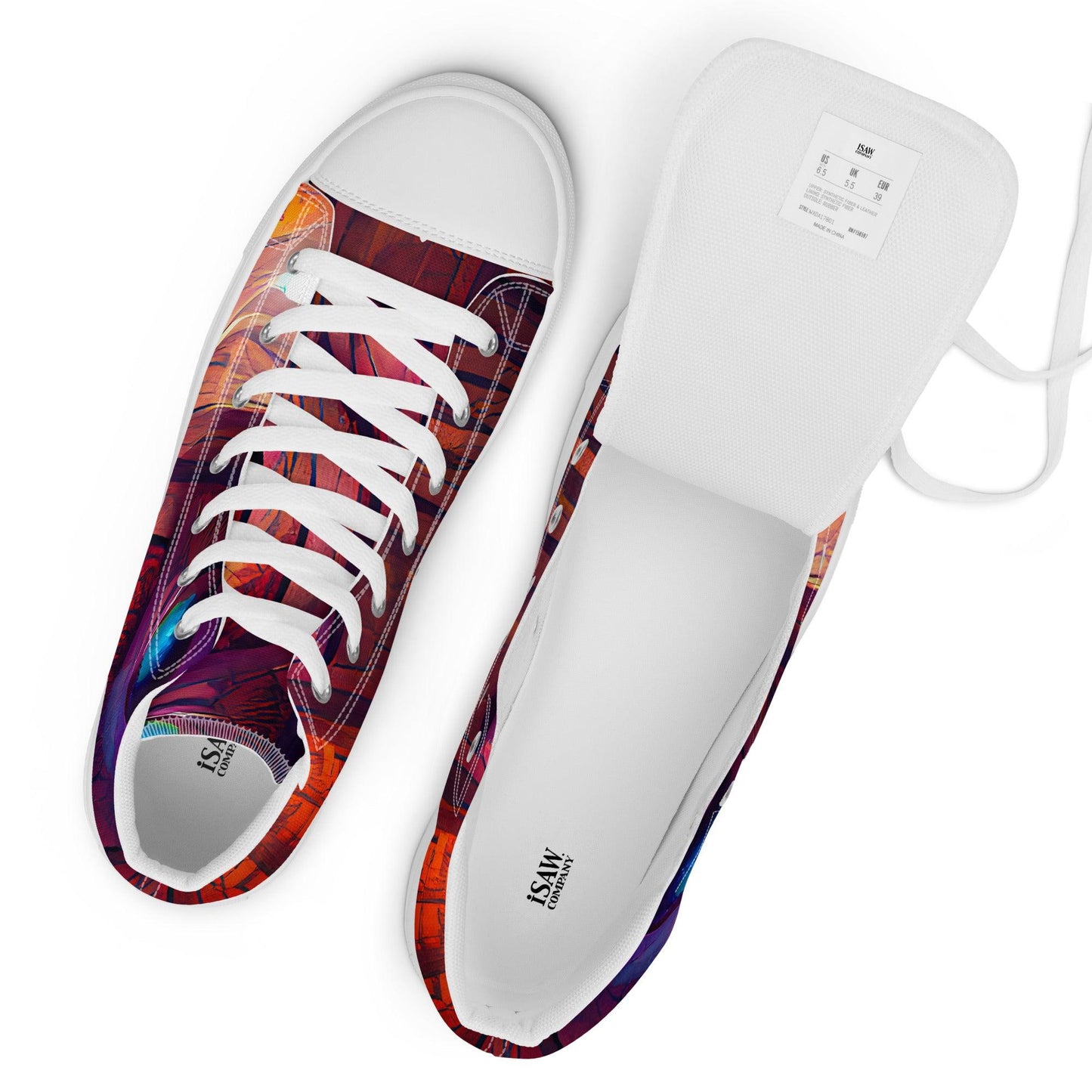 Hardwood - Mens High-Top Canvas Shoes