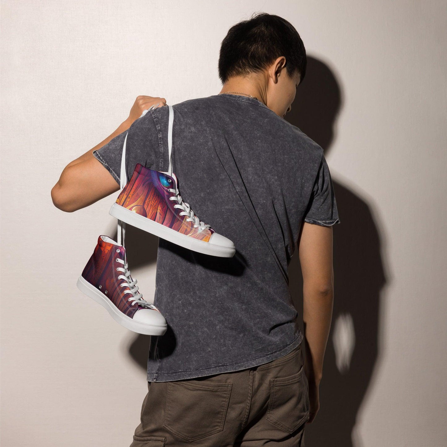 Hardwood - Mens High-Top Canvas Shoes