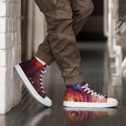 Hardwood - Mens High-Top Canvas Shoes