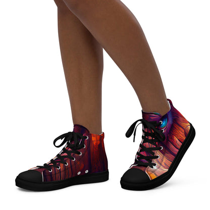 Hardwood - Womens High-Top Canvas Shoes
