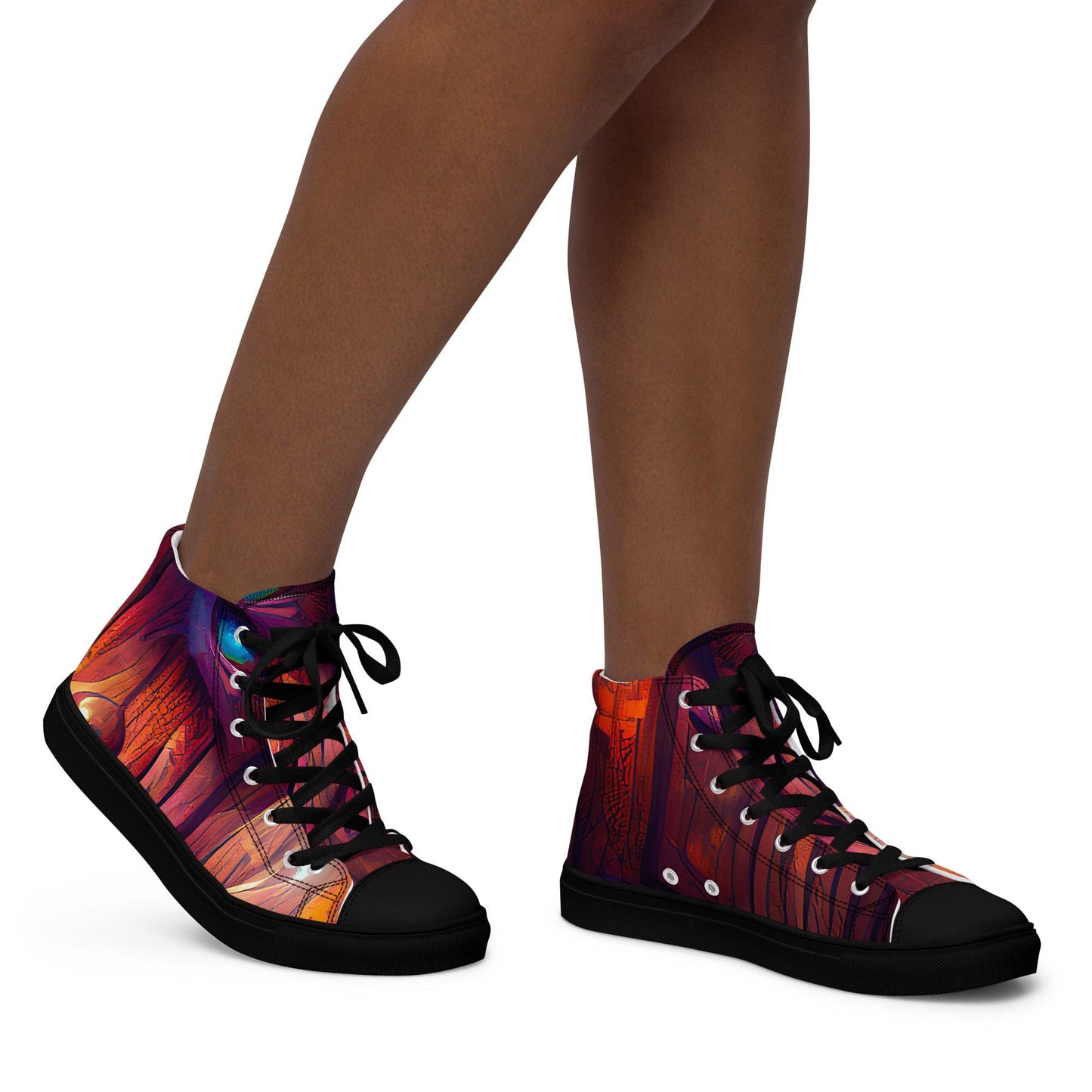 Hardwood - Womens High-Top Canvas Shoes