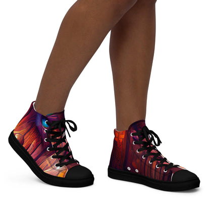 Hardwood - Womens High-Top Canvas Shoes
