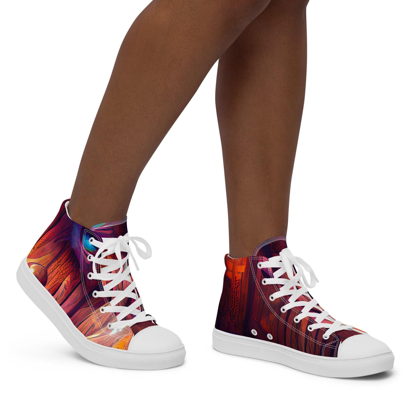 Hardwood - Womens High-Top Canvas Shoes