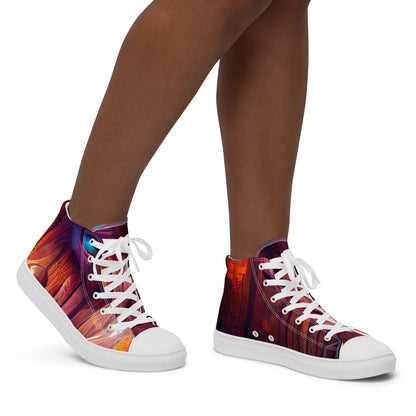 Hardwood - Womens High-Top Canvas Shoes