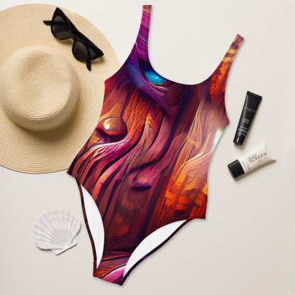 Hardwood - Womens One-Piece Swimsuit