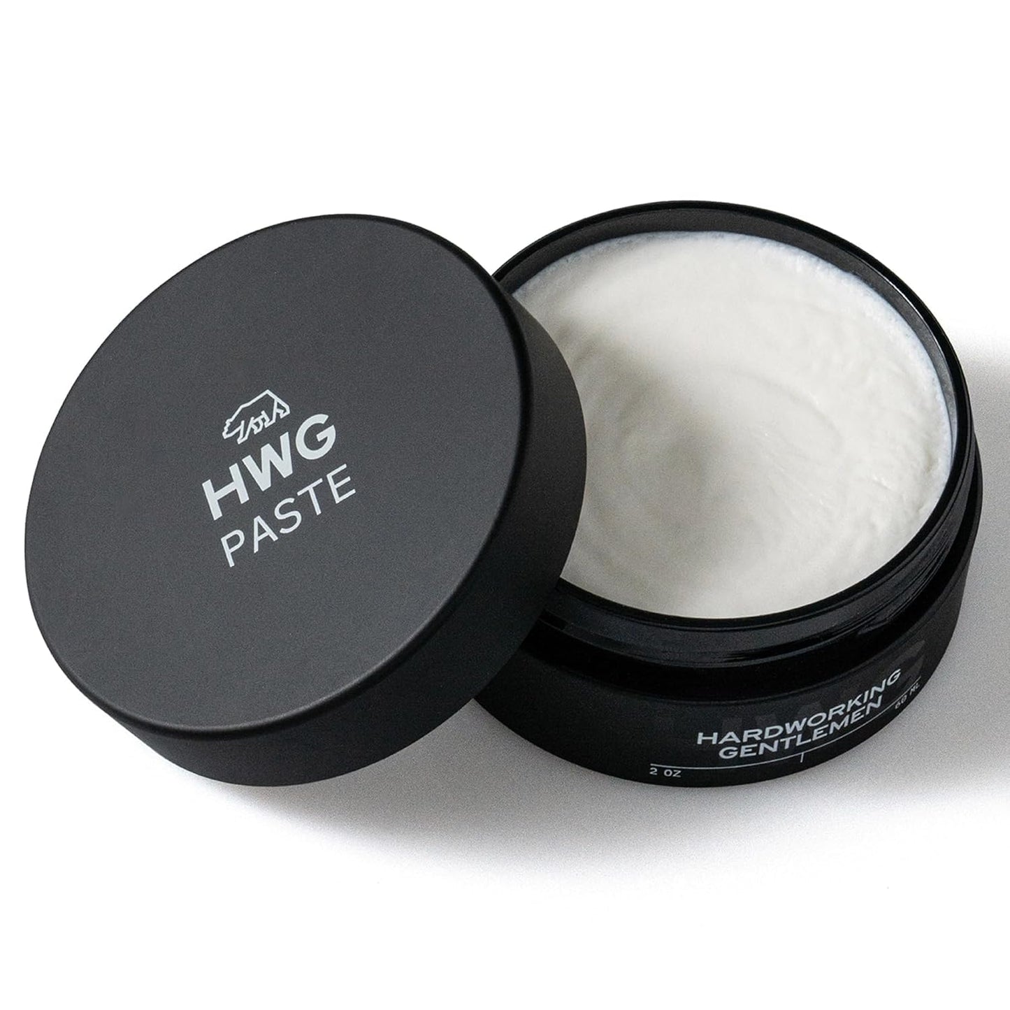Hardworking Gentlemen Hair Paste for Men – Natural Finish, Light Hold, 2 oz (Made in USA)