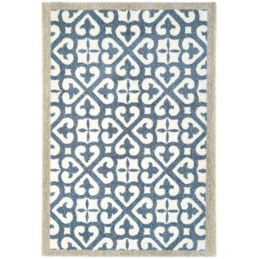 Abstract Washable Mat and Runner