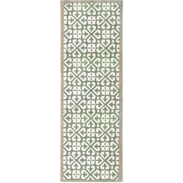 Abstract Washable Mat and Runner