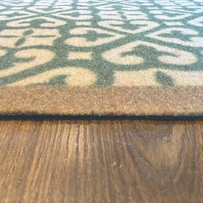 Abstract Washable Mat and Runner