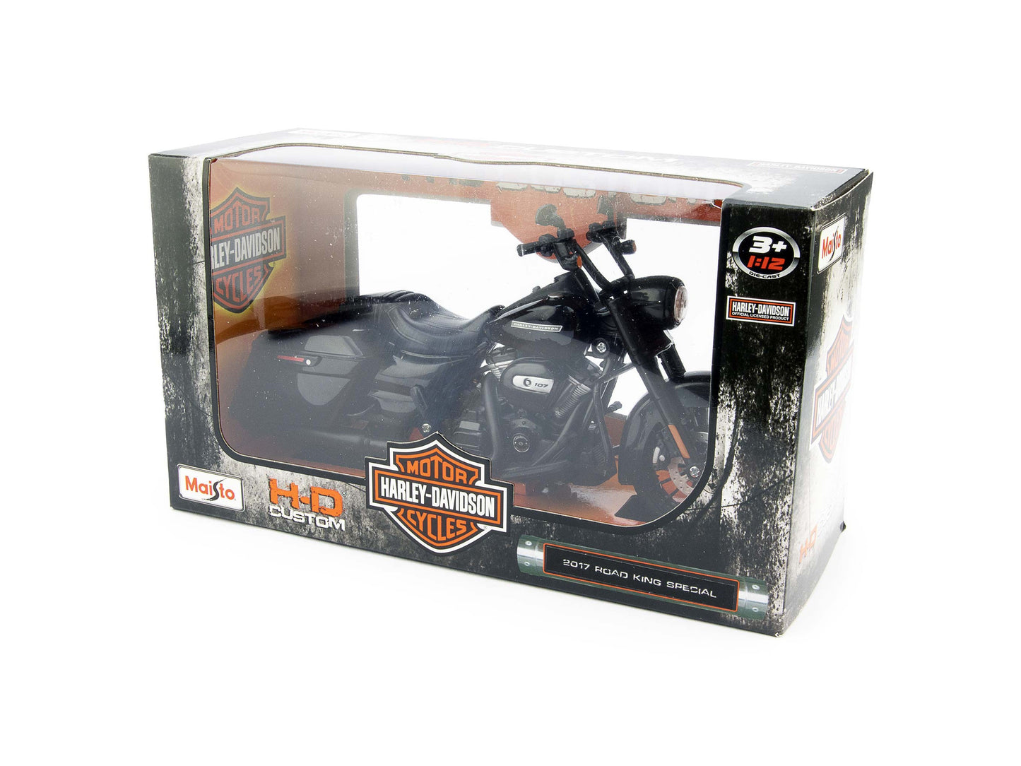 Harley-Davidson Road King Special 2017 black - 1:12 Scale Motorbike Model