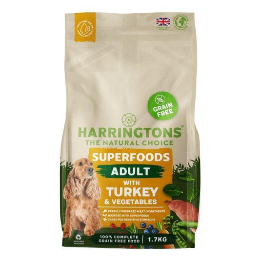 Harringtons Dog Grain Free Superfood Trk 4x1.7kg