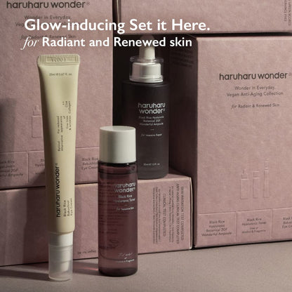 HARUHARU Wonder Vegan Well-Aging Collection — Korean Skincare Gift Set for All Skin Types