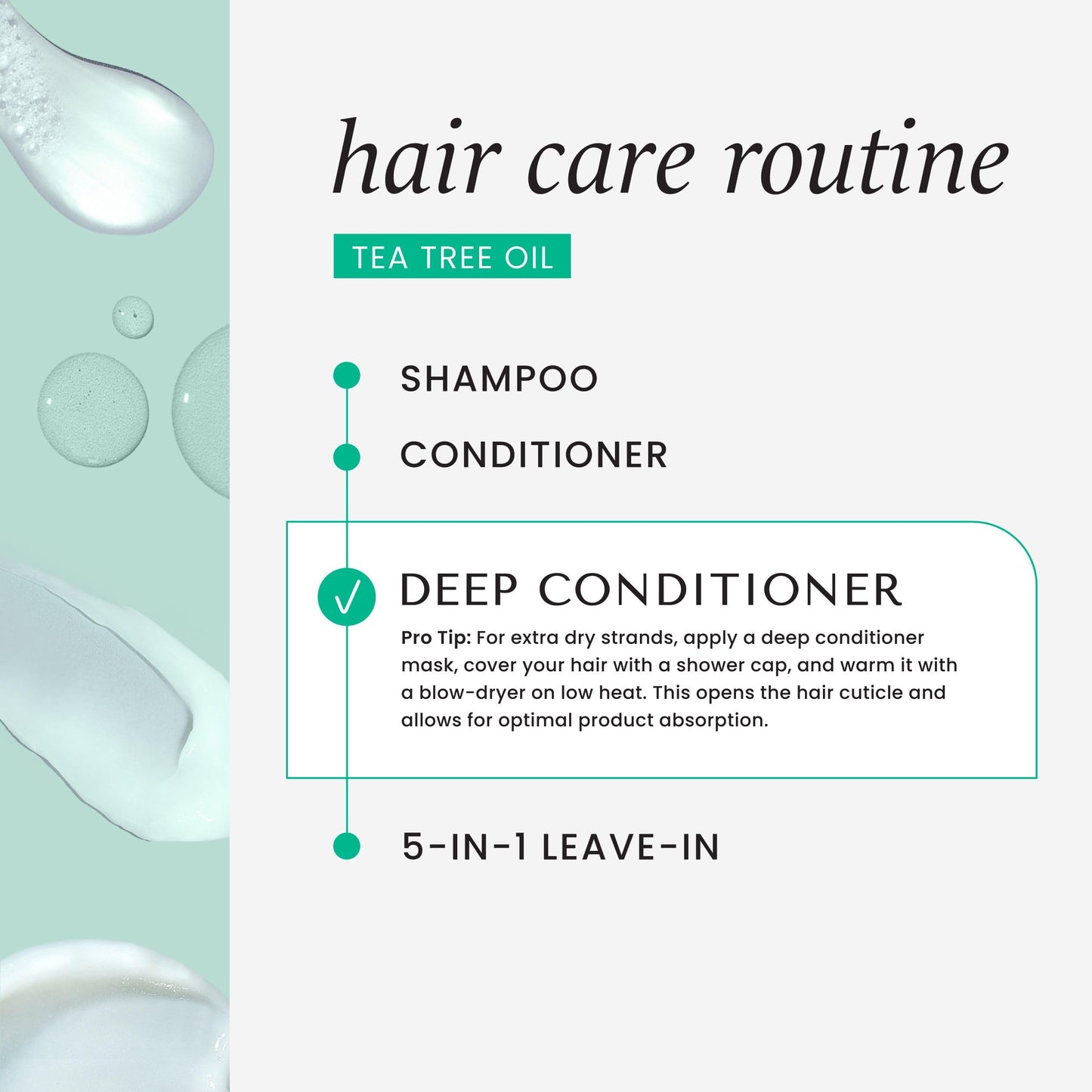 HASK Dry Shampoo Duo (4.3 oz x2) & Argan Oil Deep Conditioner Packette – Tea Tree, Color Safe