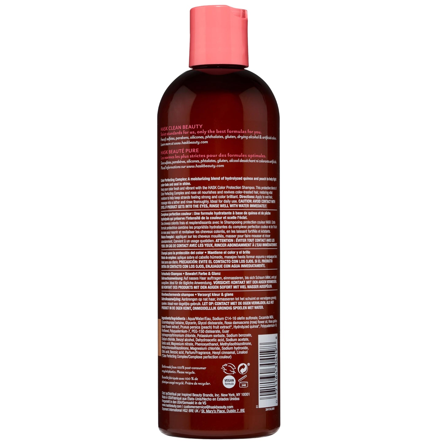 HASK Color Care Shampoo + Conditioner Set for Color-Treated Hair | Sulfate-Free, Vegan, Cruelty-Free