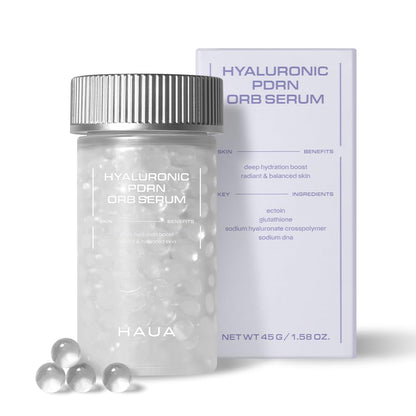 HAUA Hyaluronic PDRN Serum 30,000 ppm – Deep Hydration, Skin Repair & Radiance (1.58 oz)
