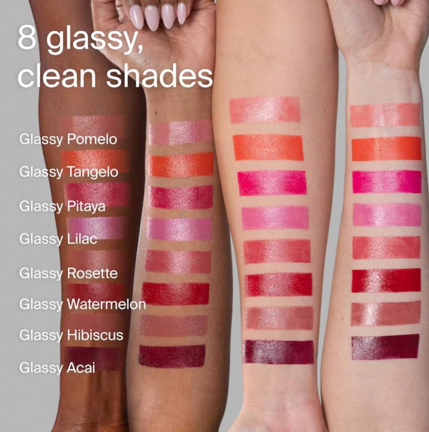 HAUS LABS by Lady Gaga Color Fuse Lip + Cheek Blush Balm Stick – Glassy Hibiscus + ENTEL Aloe Vera Sheet Masque (Bonus)