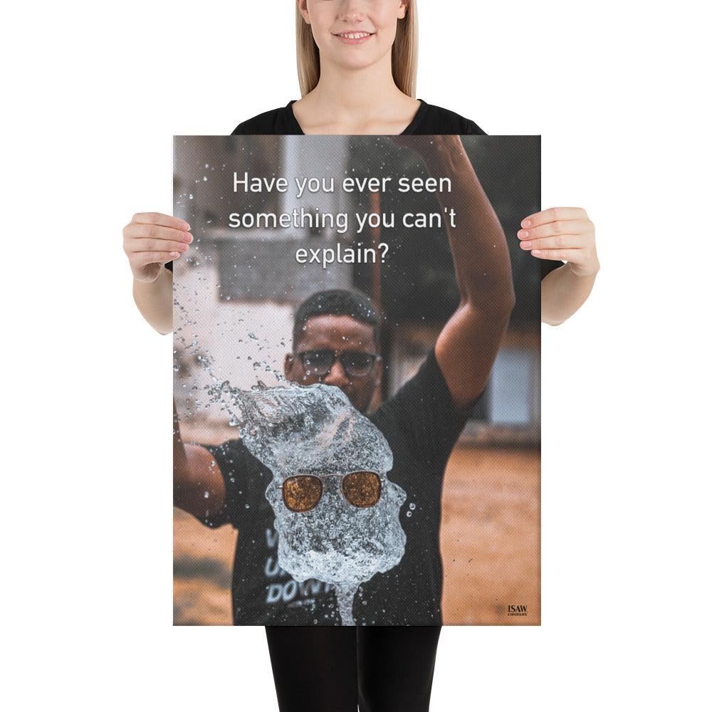 Have You Ever Seen Something You Can't Explain - Canvas Print