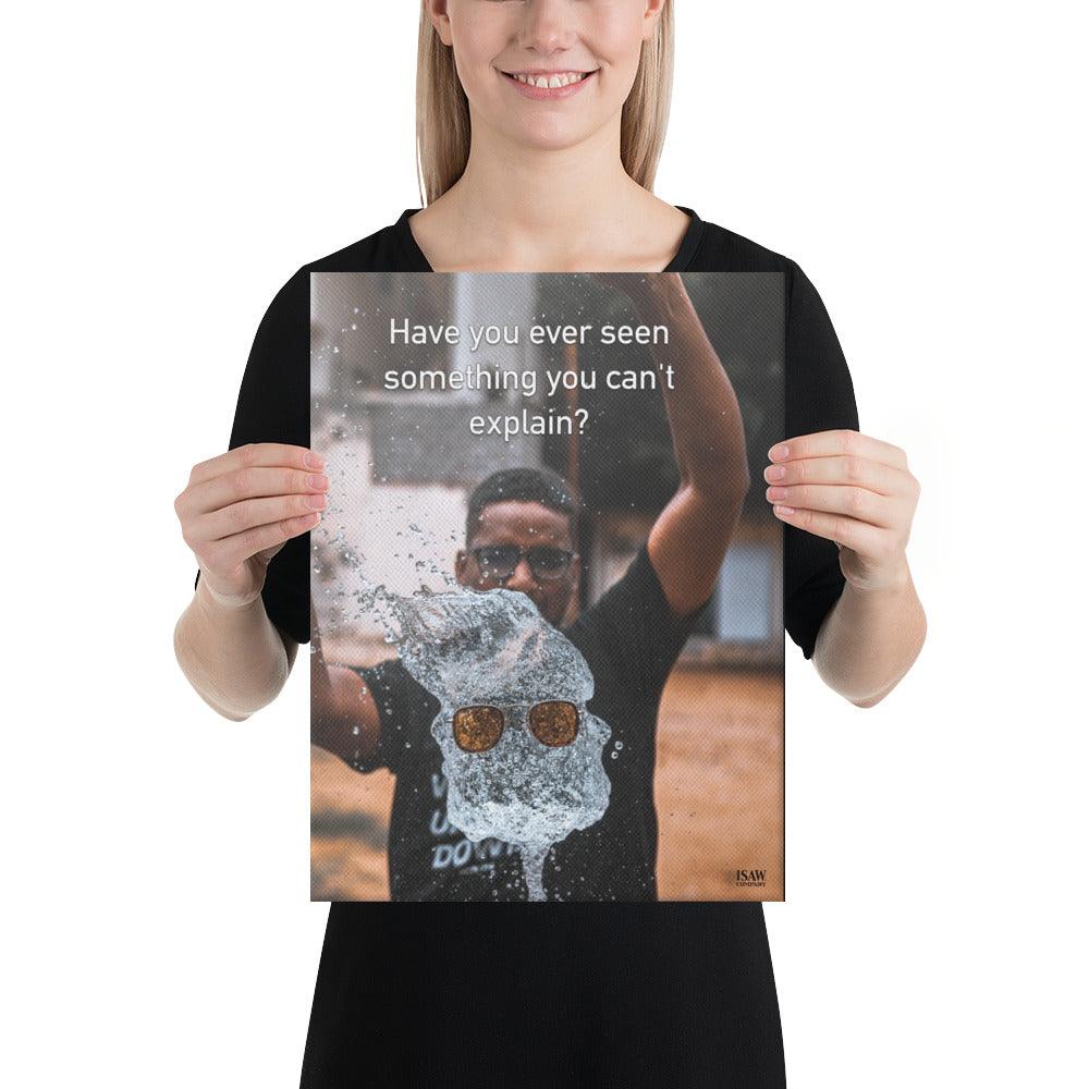 Have You Ever Seen Something You Can't Explain - Canvas Print
