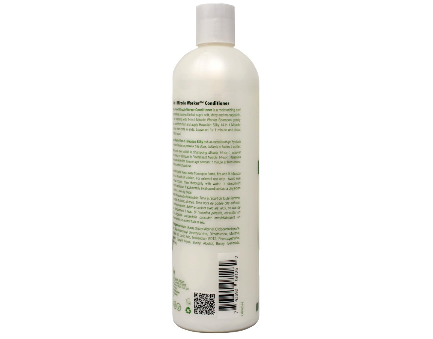Hawaiian Silky Miracle Worker 14-In-1 Conditioner 16 oz (474 ml) – Pack of 2 | Multi-Use Hair Care