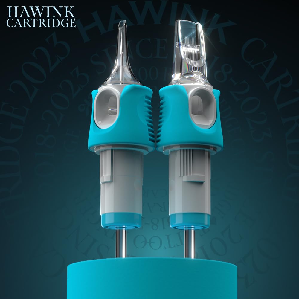 HAWINK 14RL X-Taper Round Liner Cartridges #10 Bugpin – 40Pcs (1014RL-X)