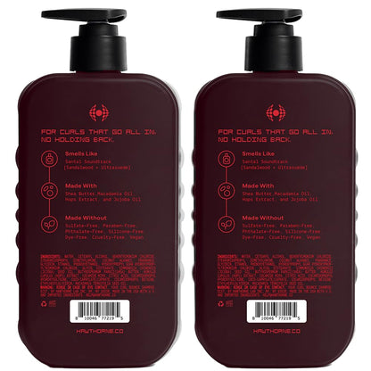 Hawthorne Curl Bounce Shampoo for Men – Sulfate & Paraben Free, 16 oz (2-Pack)