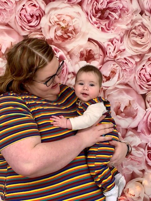 Hazel Stripe Breastfeeding Top