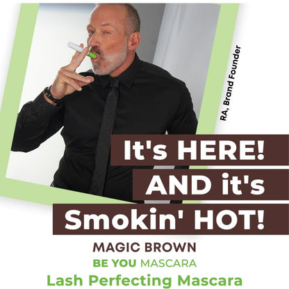 NEW! MAGIC BROWN BE YOU MASCARA by HBY – Lash Perfecting Gel, Buildable & Vegan