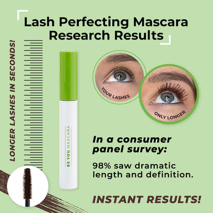 NEW! MAGIC BROWN BE YOU MASCARA by HBY – Lash Perfecting Gel, Buildable & Vegan