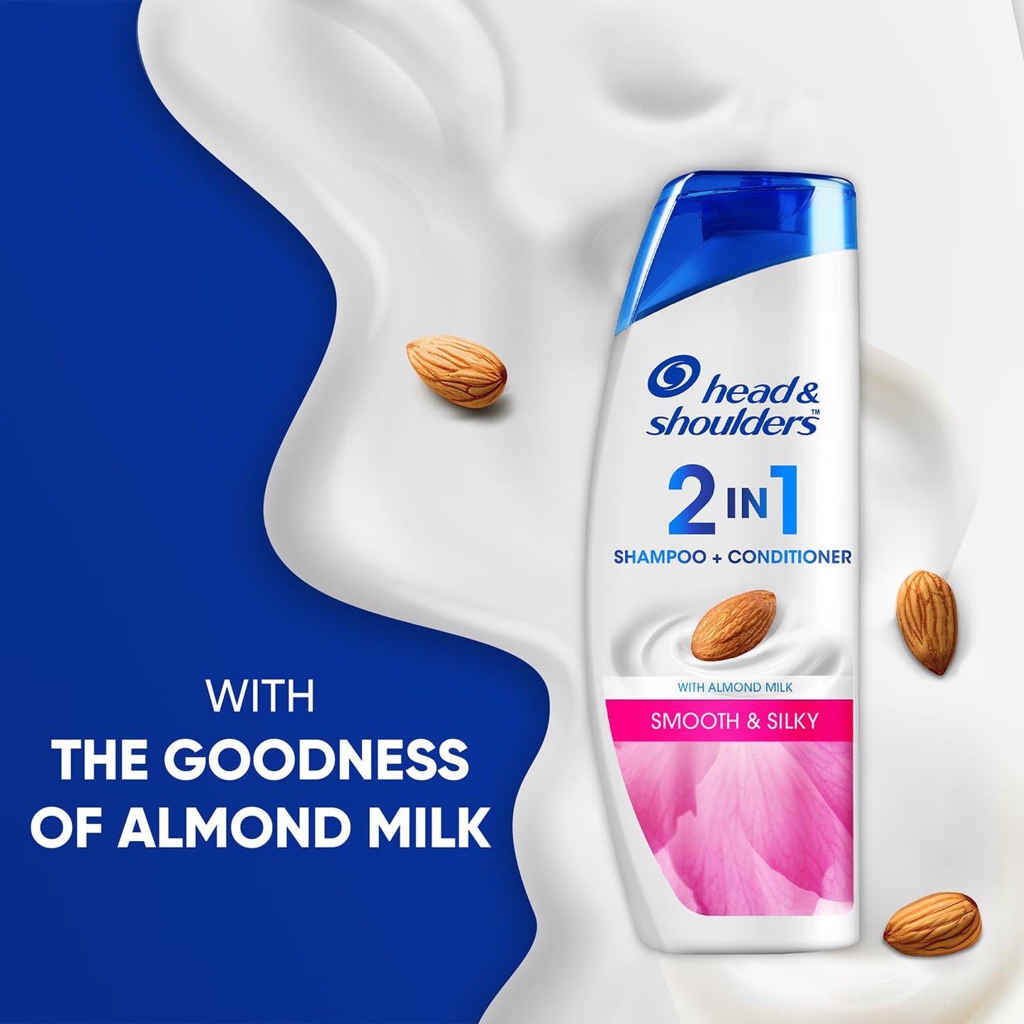 Head & Shoulders Smooth & Silky 2-in-1 Shampoo + Conditioner (180ml)