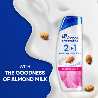 Head & Shoulders Smooth & Silky 2-in-1 Shampoo + Conditioner (180ml)