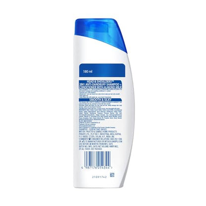 Head & Shoulders Smooth & Silky 2-in-1 Shampoo + Conditioner (180ml)
