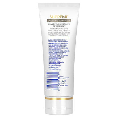 Head & Shoulders Supreme Exfoliating Scalp Scrub – Argan Oil & Vitamin E, 3.3 oz