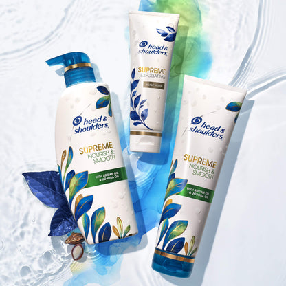 Head & Shoulders Supreme Exfoliating Scalp Scrub – Argan Oil & Vitamin E, 3.3 oz