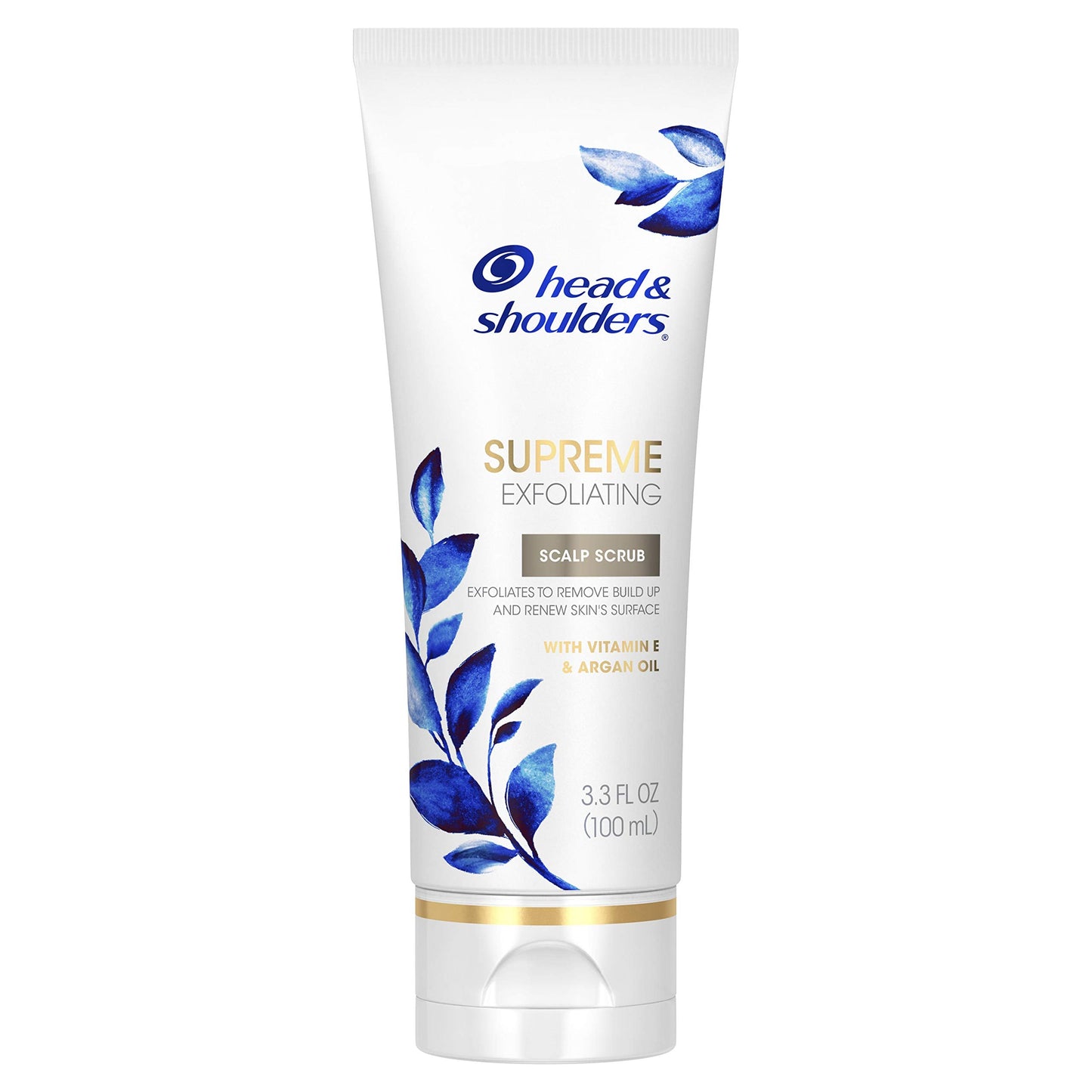 Head & Shoulders Supreme Exfoliating Scalp Scrub – Argan Oil & Vitamin E, 3.3 oz