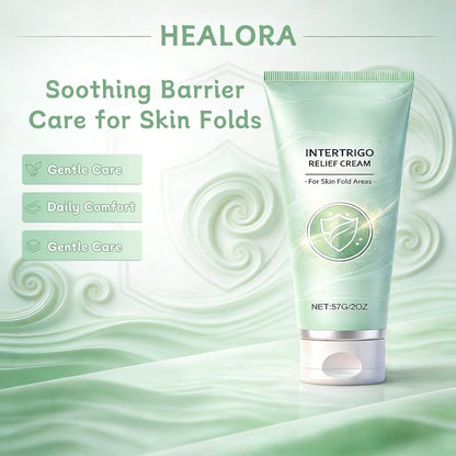 Healora Intertrigo Cream – Non-Steroid Skin Fold Care with Zinc Oxide & Undecylenic Acid