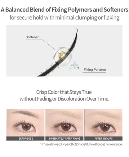 Heart Percent Dote On Mood Browcara 04 Ash Pink – Waterproof, Long-Lasting Brow Color Mascara