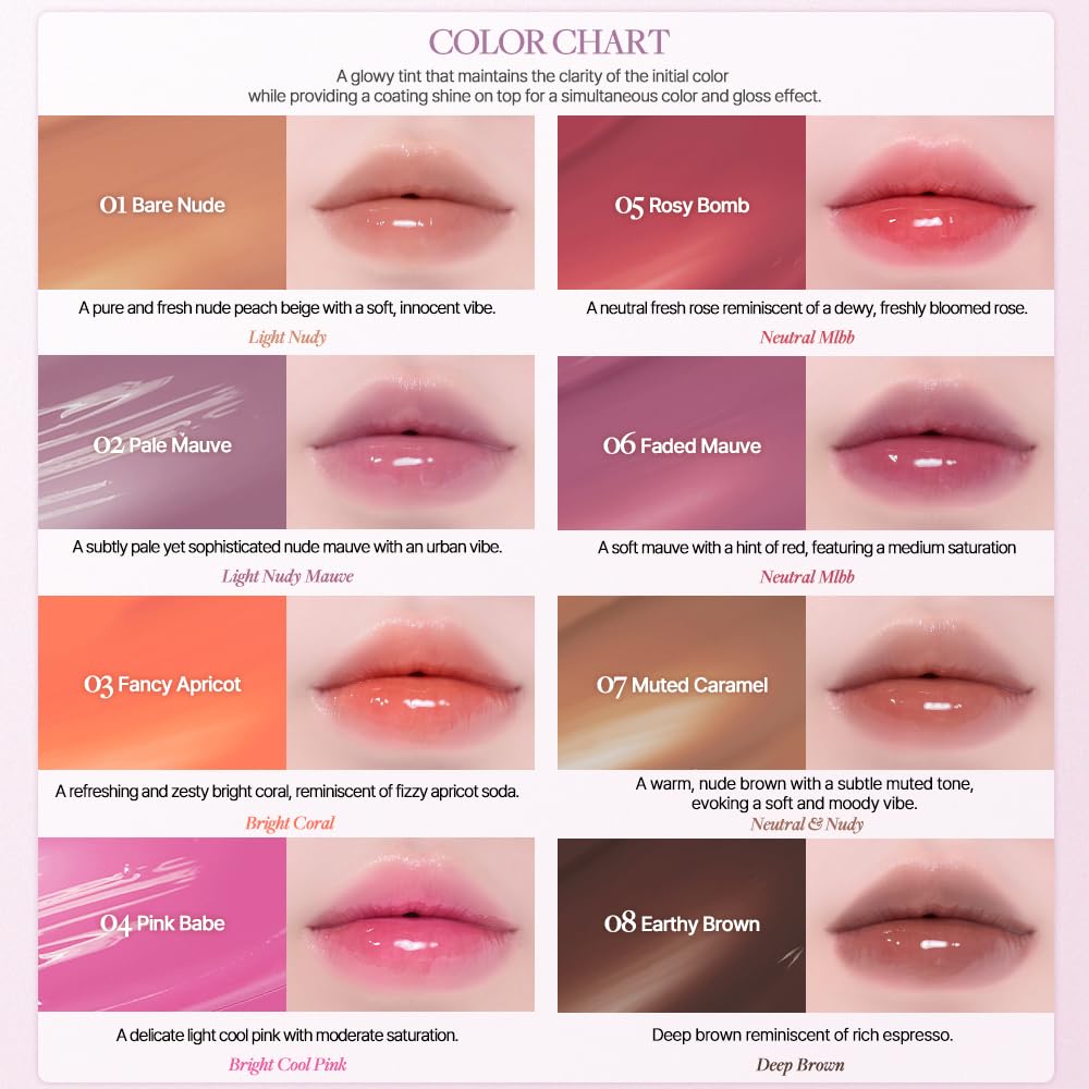 Heart Percent Dote On Mood One Way Glowy Tint – Muted Caramel Lip Stain