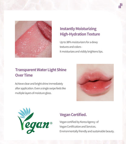 Heart Percent Just Coral Lip Tint – Dote On Mood Pure Glow, Lightweight Hydration