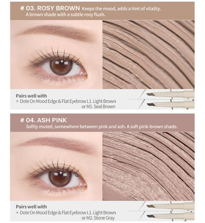 Heart Percent Dote On Mood Browcara – Waterproof, Long-Lasting Brow Color Mascara (Stone Ash 05)