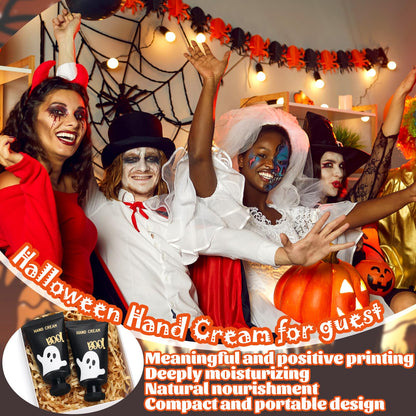 Heigble 48-Count Halloween Ghost Hand Cream Set – 30ml Travel-Size Gift Pack