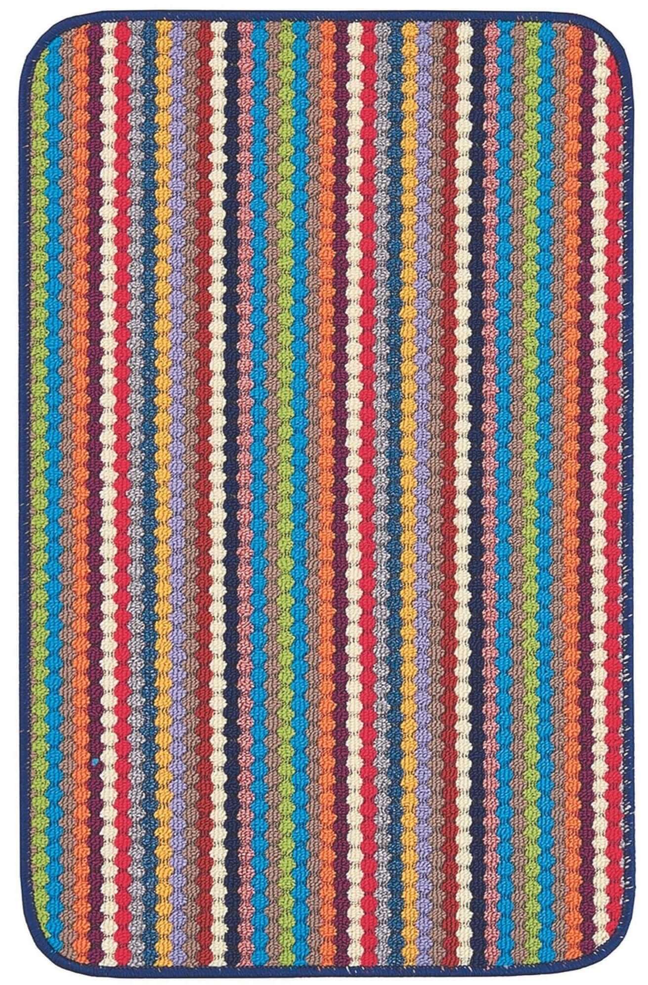 Washable Multicolour Stripe Mats| 111