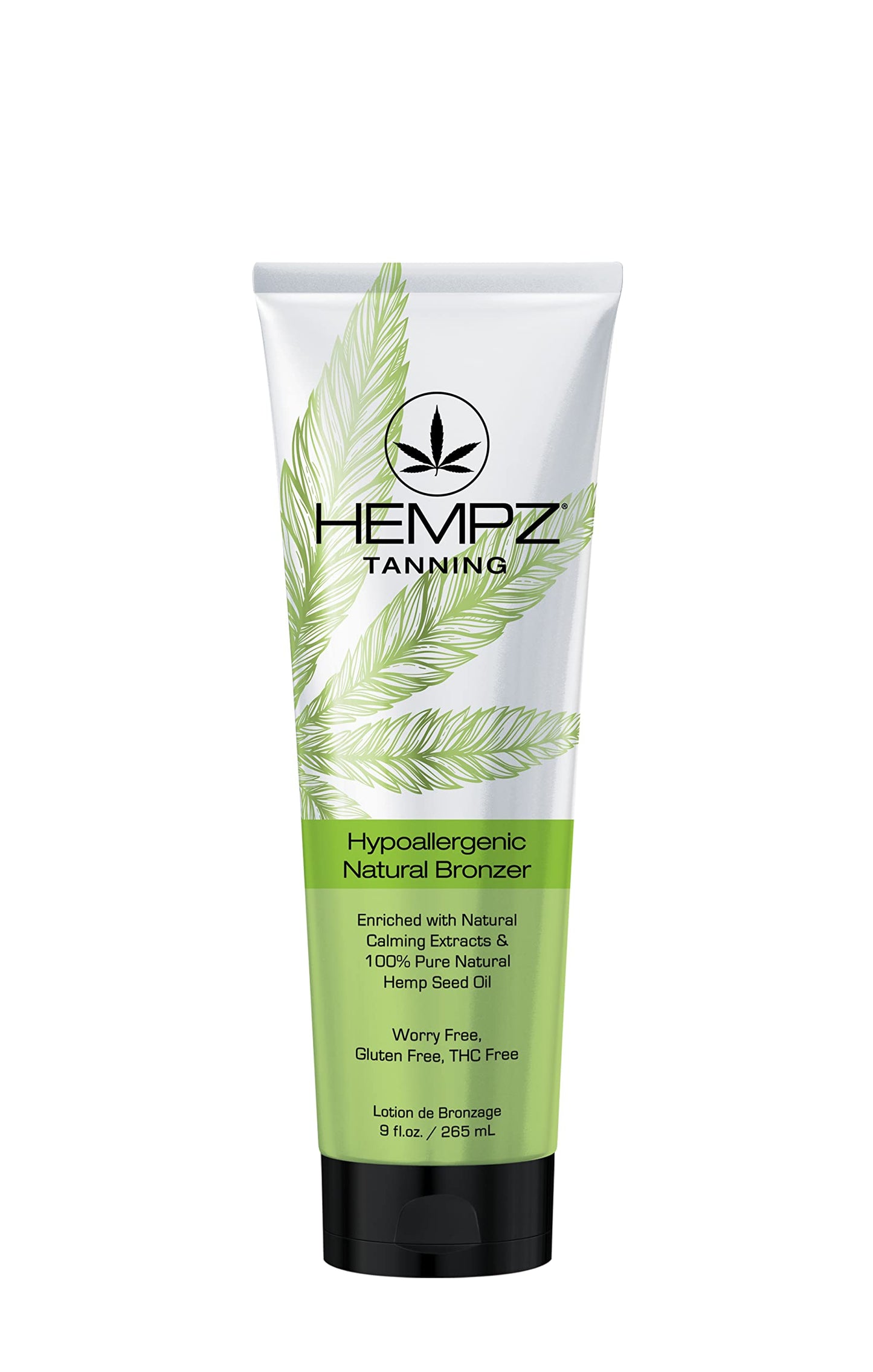 HEMPZ Hypoallergenic Natural Bronzer | Herbal Self-Tanning Lotion 9 oz