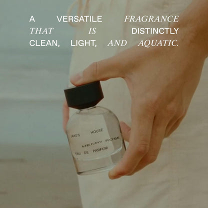 Henry Rose Jake's House Perfume – Unisex Floral Marine Citrus, Jasmine & Musk