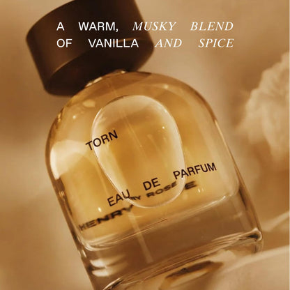 Henry Rose Torn – Unisex Vanilla Perfume with Freesia, Rose & Jasmine | EWG Verified, Cruelty-Free, 1.7 fl oz
