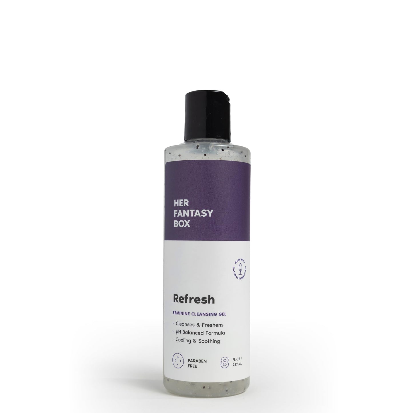 Her Fantasy Box Refresh pH Balancing Shower Gel – Natural Feminine Hygiene, 8 oz