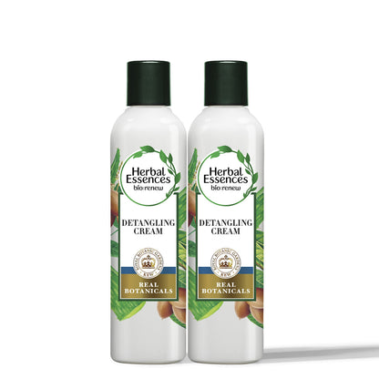 Herbal Essences Detangling Cream with Argan Oil & Aloe – Sulfate-Free, Color-Safe, 2 x 7.0 oz