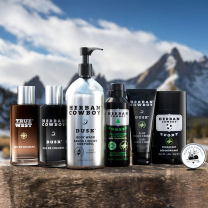 Herban Cowboy Forest Aloe Deodorant Dusk – Aluminum-Free, Cedar, Mandarin & Black Pepper (2-Pack)