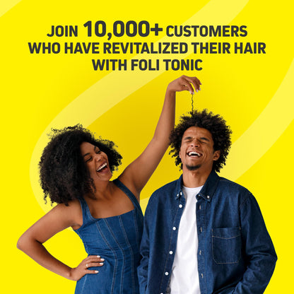 Hair Growth Vitamins for Women & Men | DHT Blocker with Saw Palmetto & 10,000 mcg Biotin – Herbtonics Foli Tonic Hair Growth Supplement