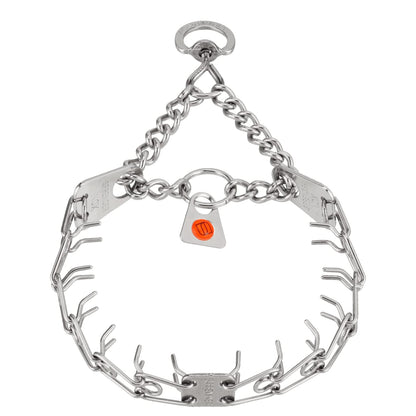 Herm Sprenger Stainless Steel Prong Collar with Swivel Ultra-Plus – German-Made No-Pull Training Collar, 2.25mm x 16in (Small)