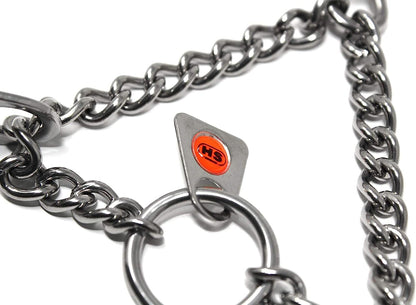 Herm Sprenger Stainless Steel Prong Collar with Swivel Ultra-Plus – German-Made No-Pull Training Collar, 2.25mm x 16in (Small)
